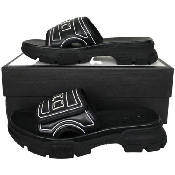 Leather Aguru Trek Slides Sandals 